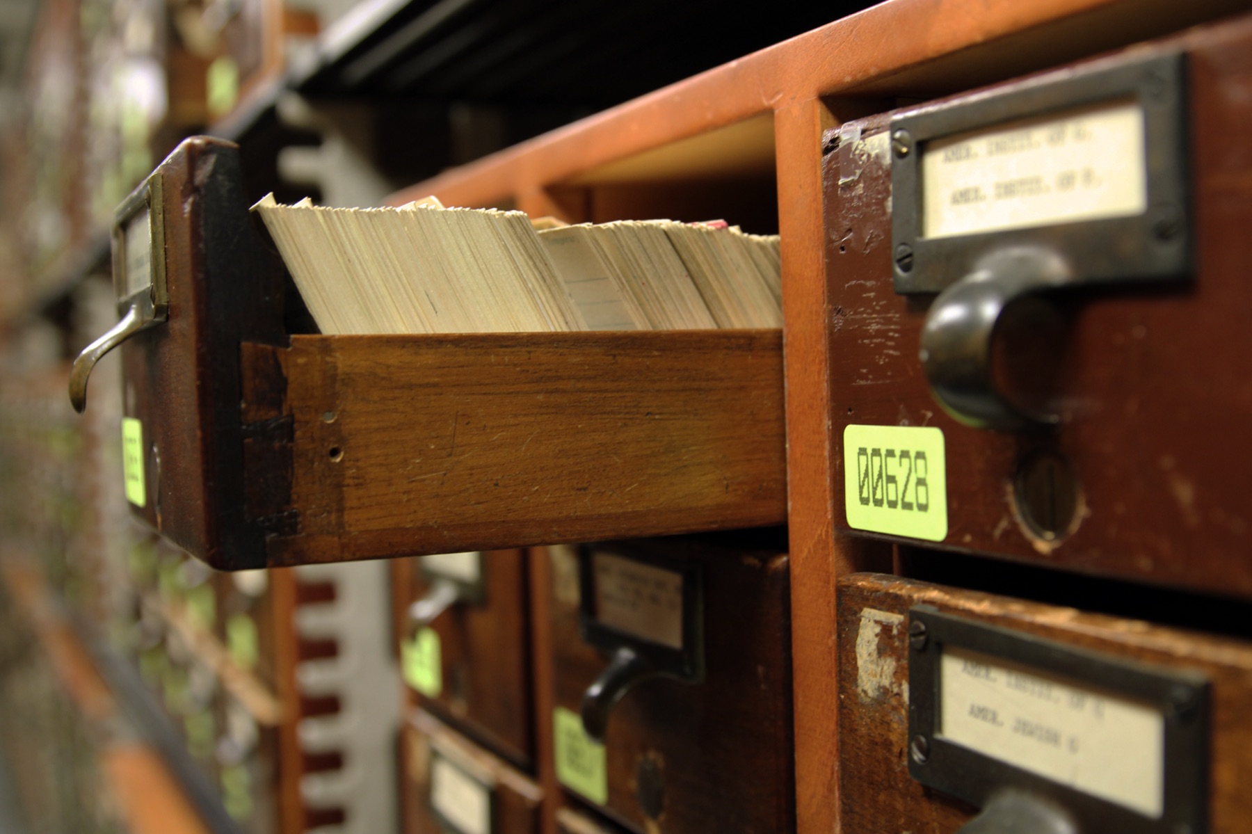 Library of Congress card catalogue room