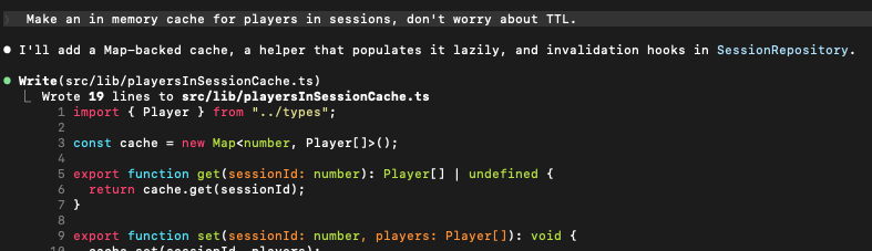 Claude implementing an unbounded cache without challenge