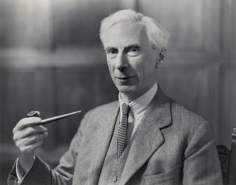 Bertrand Russell, photographed in 1936